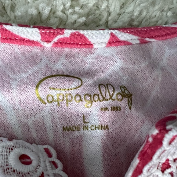 Girls Size Large Pappagallo Pink Floral Sleeveless Dress by - Picture 3 of 5